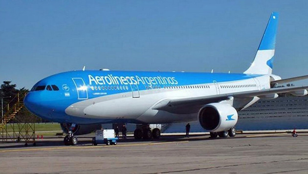 Avión de Aerolíneas Argentinas