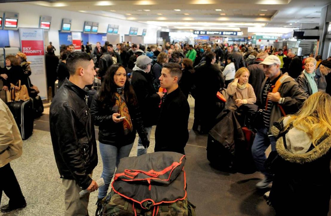 Paro en aeroparque