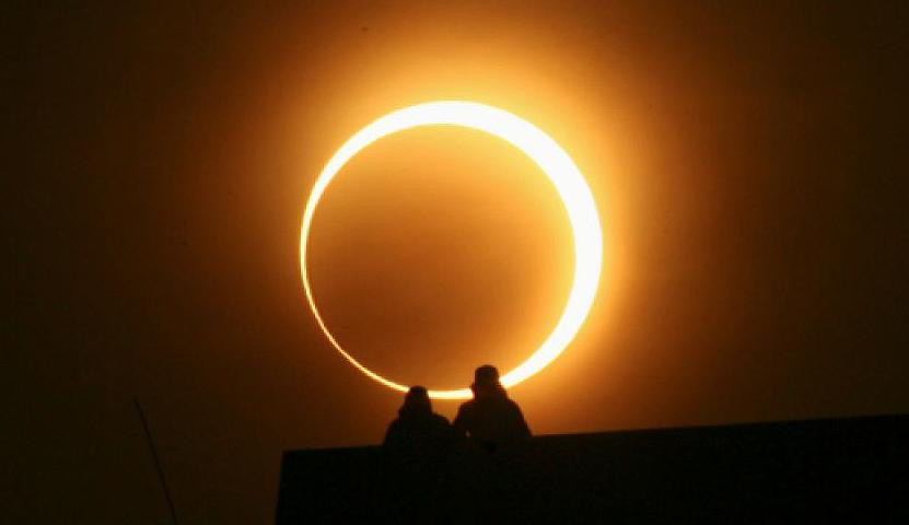 Eclipse solar - Anillo de fuego