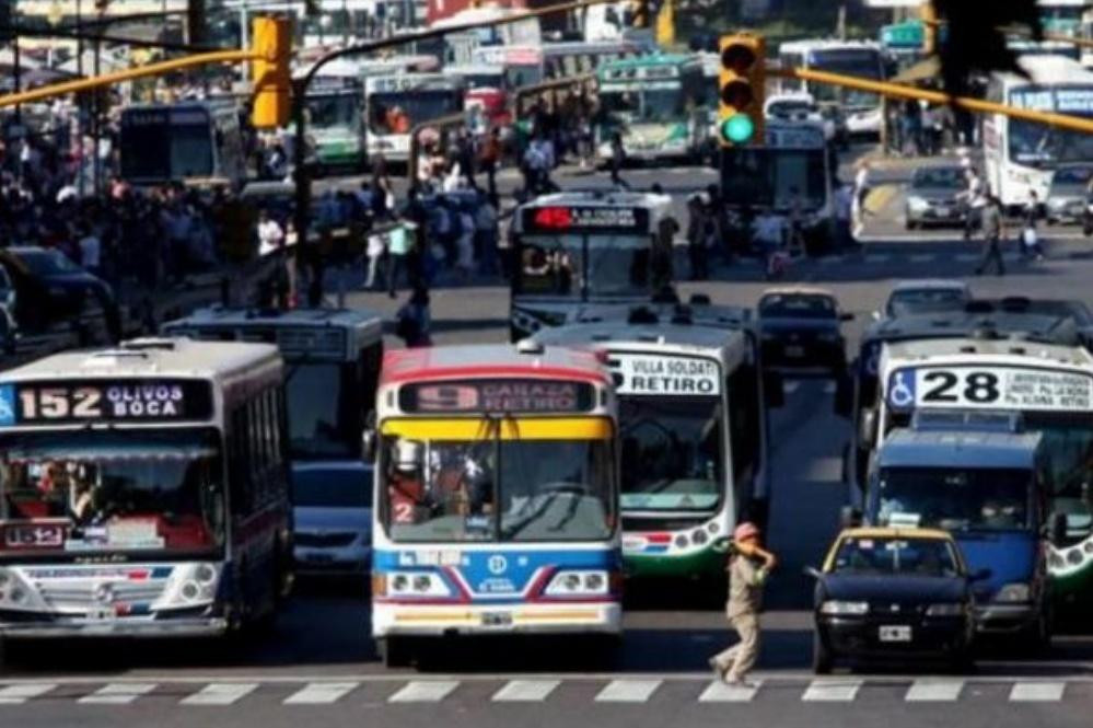 Colectivos en la capital federal