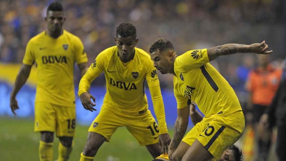 Edwin Cardona, Wilmar Barrios y Frank Fabra