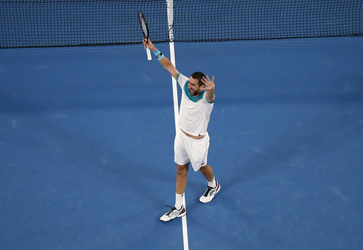 Triunfo de Marin Cilic (Reuters)