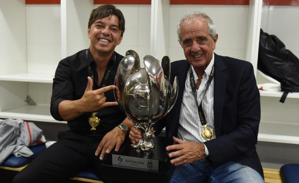 Marcelo Gallardo y Rodolfo D Onofrio