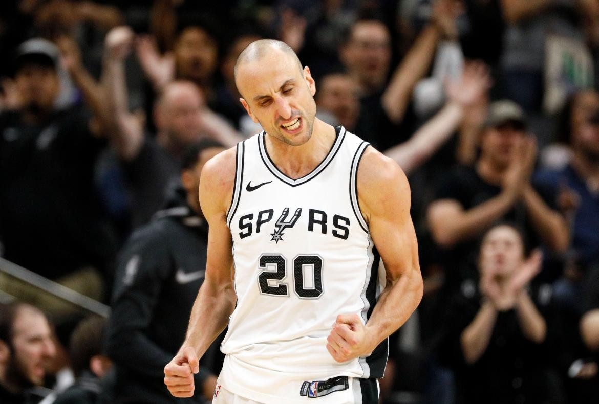 Emanuel Ginobili en San Antonio Spurs (Reuters)