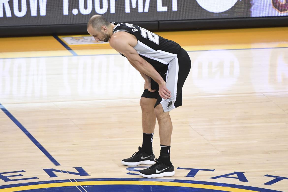 Emanuel Ginóbili en San Antonio Spurs (Reuters)