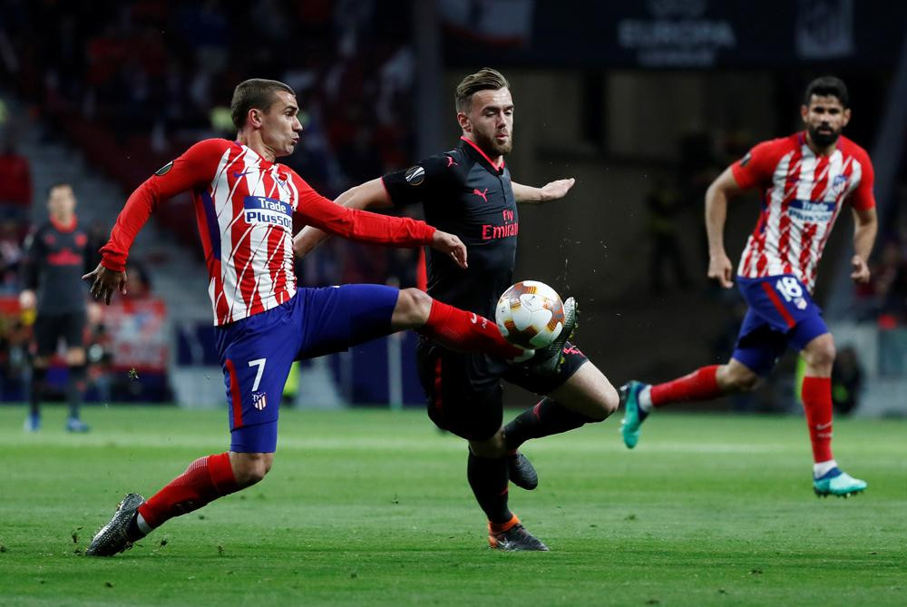 Atlético Madrid vs. Arsenal - Europa League - Fútbol internacional (Reuters)