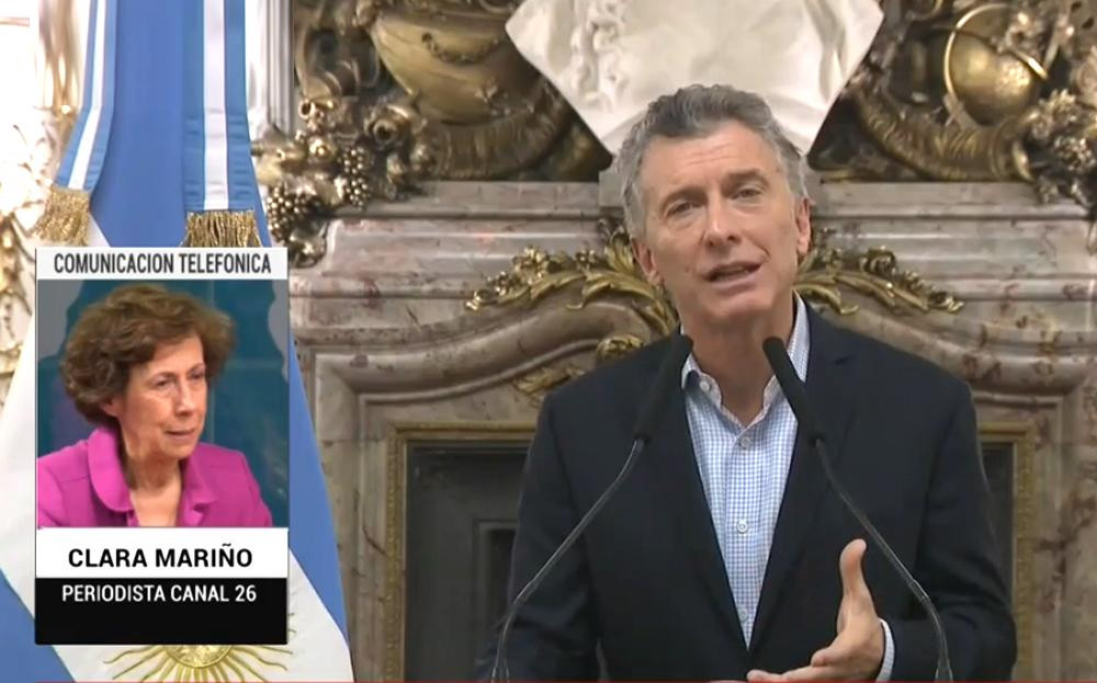 Clara Mariño - Mauricio Macri - Crisis económica - FMI