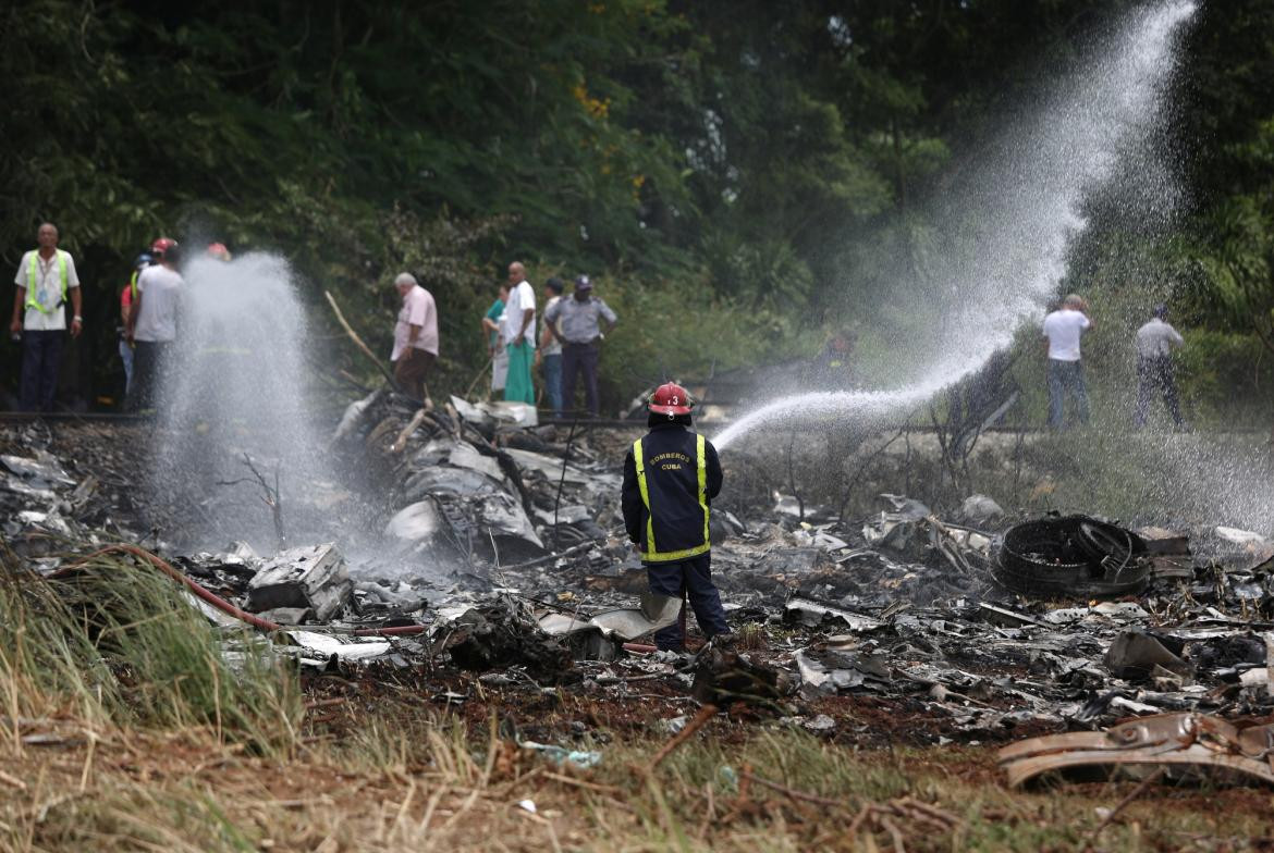 Accidente aéreo - Cuba - La Habana - REUTERS -