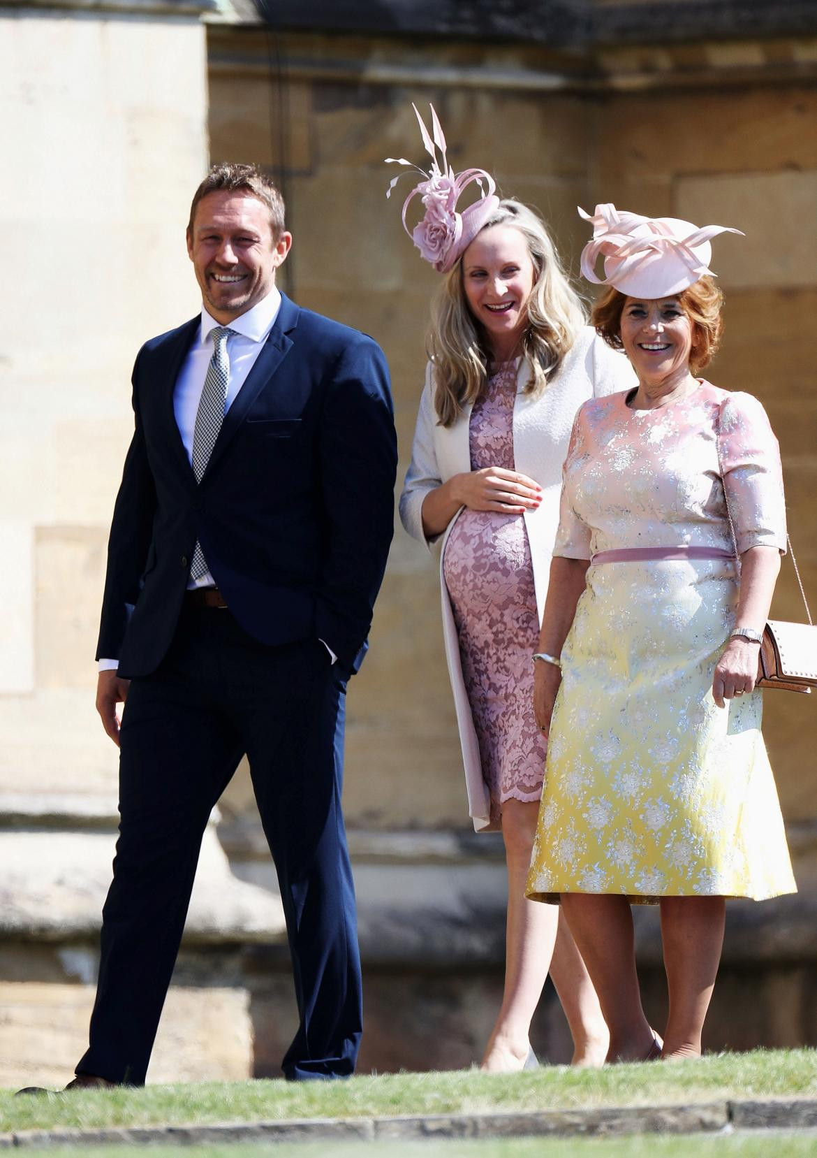 Jonny Wilkinson y Shelley Wilkinson - Boda Real entre Harry y Meghan (Reuters)