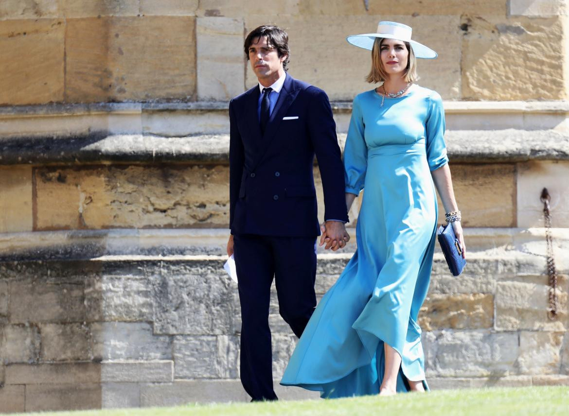 Delfina Blaquier y Nacho Figueras, únicos argentinos en la Boda Real (Reuters)