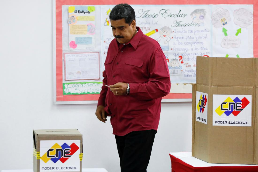 Voto de Nicolás Maduro - Elecciones en Venezuela (Reuters)