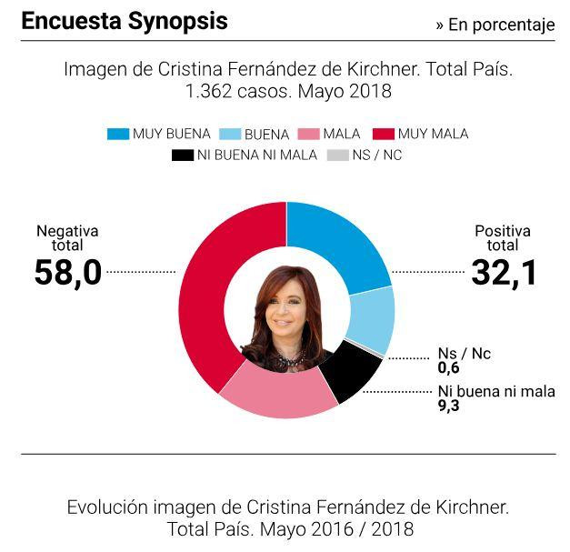 Encuesta Synopsis, Imagen de Cristina Kirchner