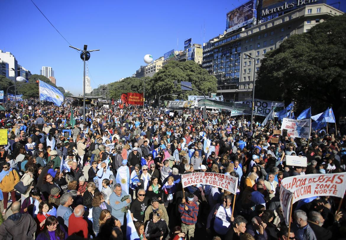 Marcha contra FMI - Obelisco