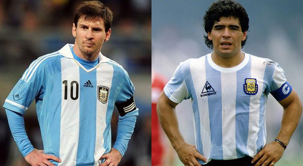 Messi vs. Maradona, Selección Argentina