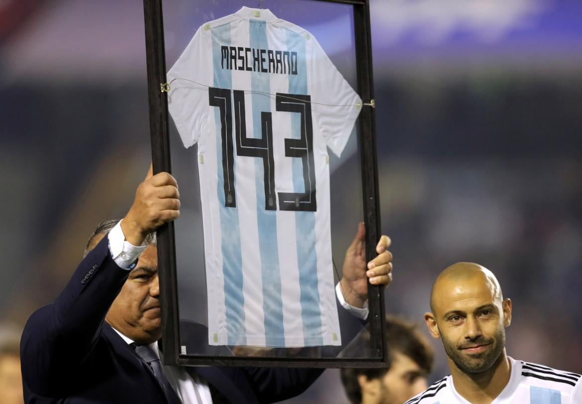 Argentina vs. Haití, Mascherano y Tapia, rumbo al Mundial Rusia 2018, Reuters