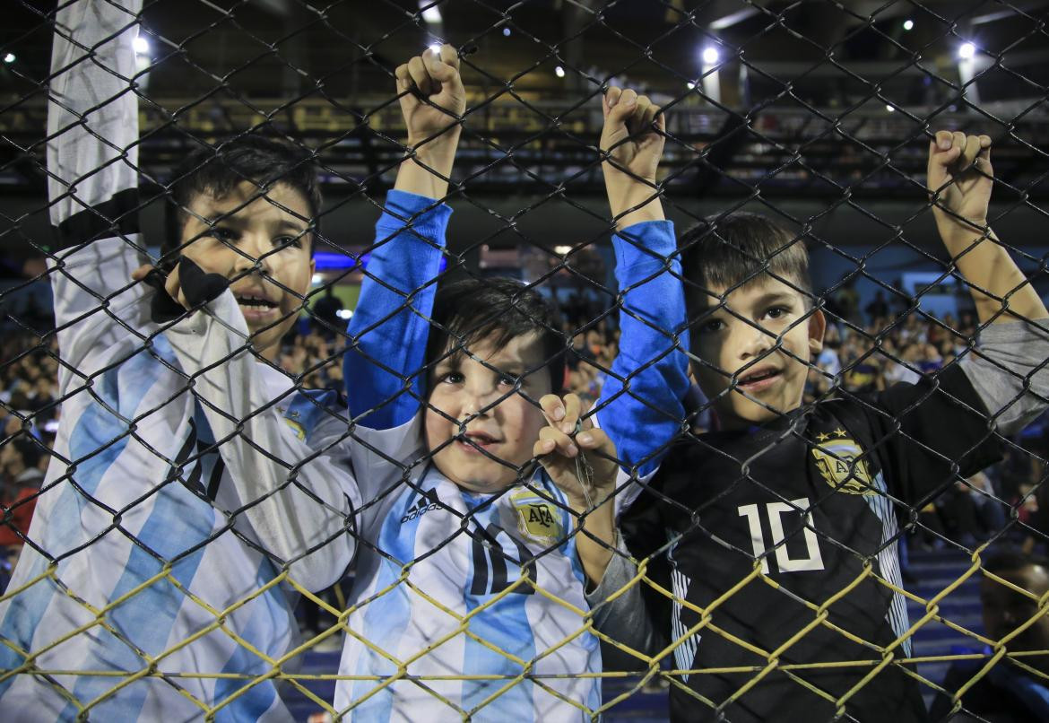 Argentina vs. Haití, hinchada, rumbo al Mundial Rusia 2018, NA