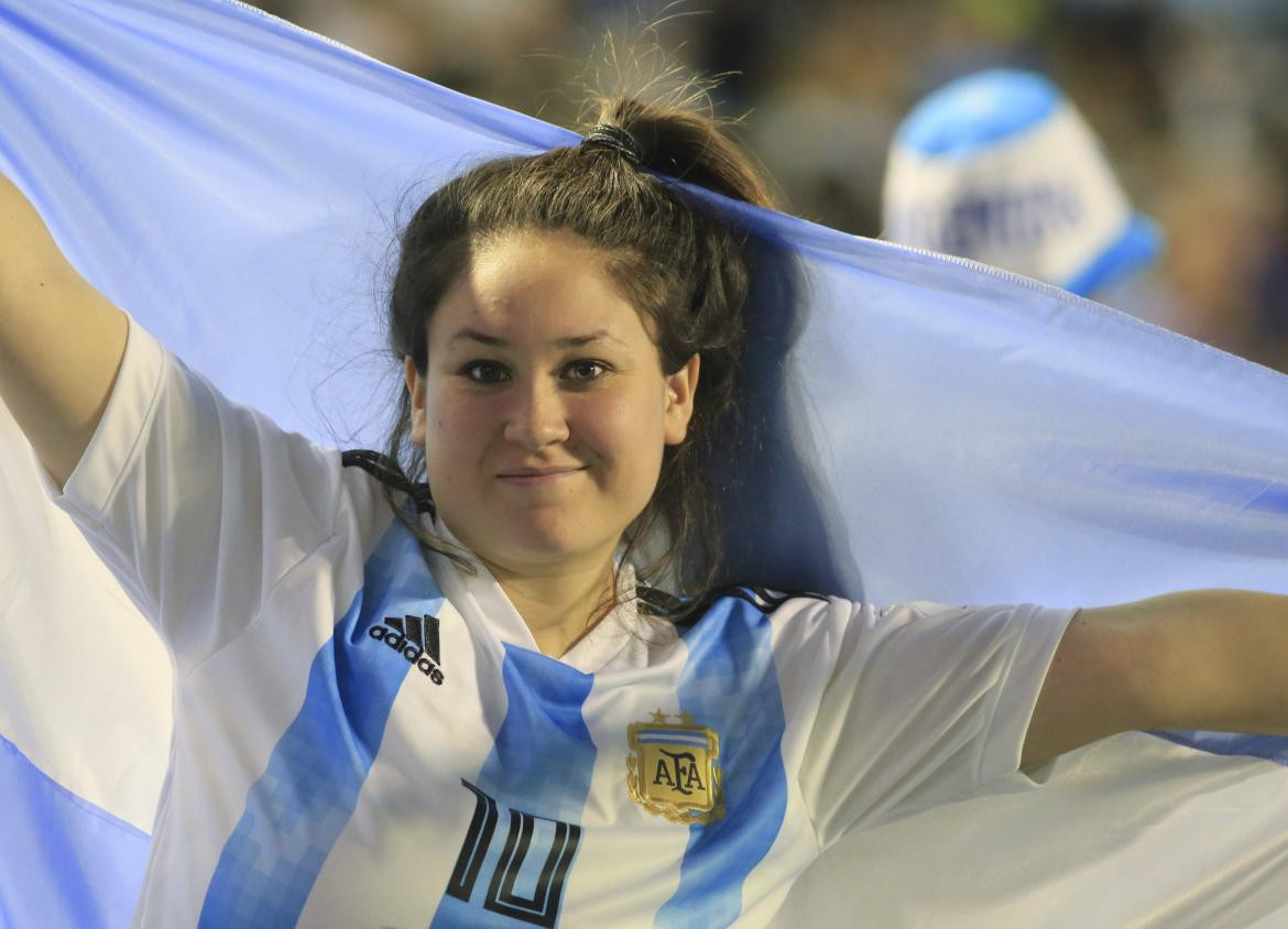 Argentina vs. Haití, hinchada, rumbo al Mundial Rusia 2018, NA