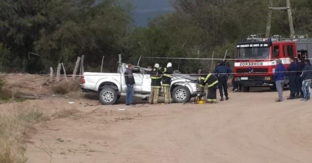 Rally choque en San Luis - foto Twitter