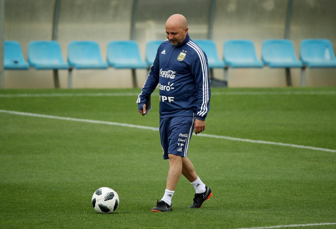 Mundial 2018 - Selección Argentina entrena en Barcelona - Reuters - Jorge Sampaoli