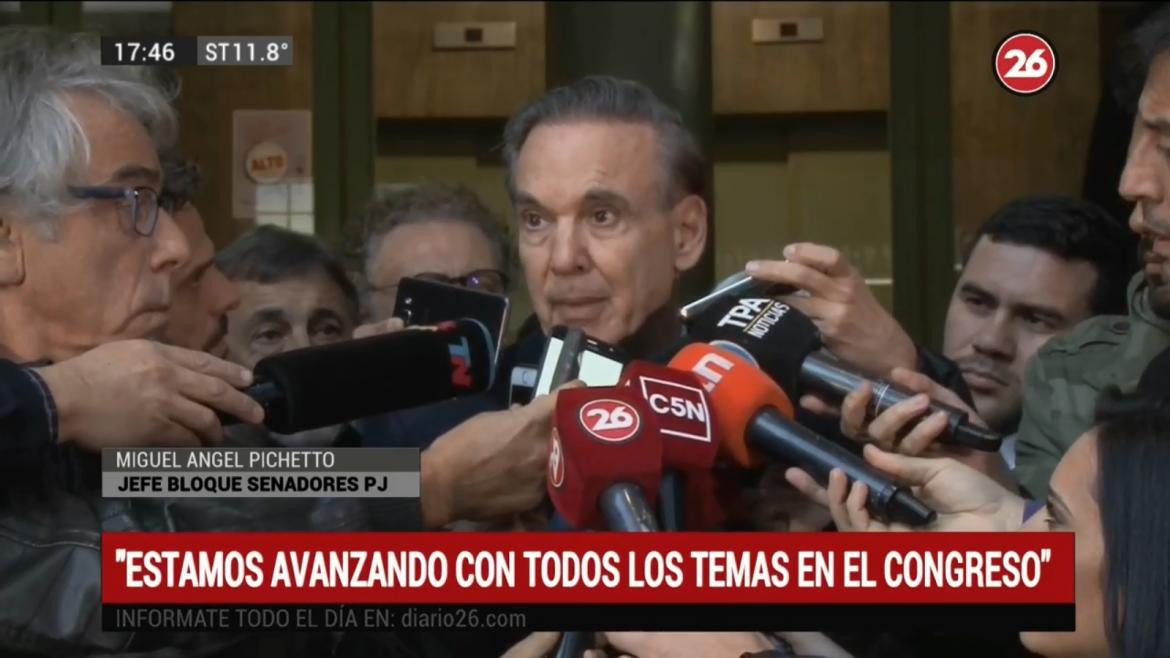 Pichetto se reunió con cúpula de CGT