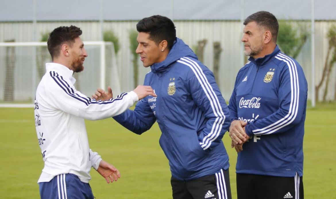 Selección Argentina - Llegada Enzo Pérez