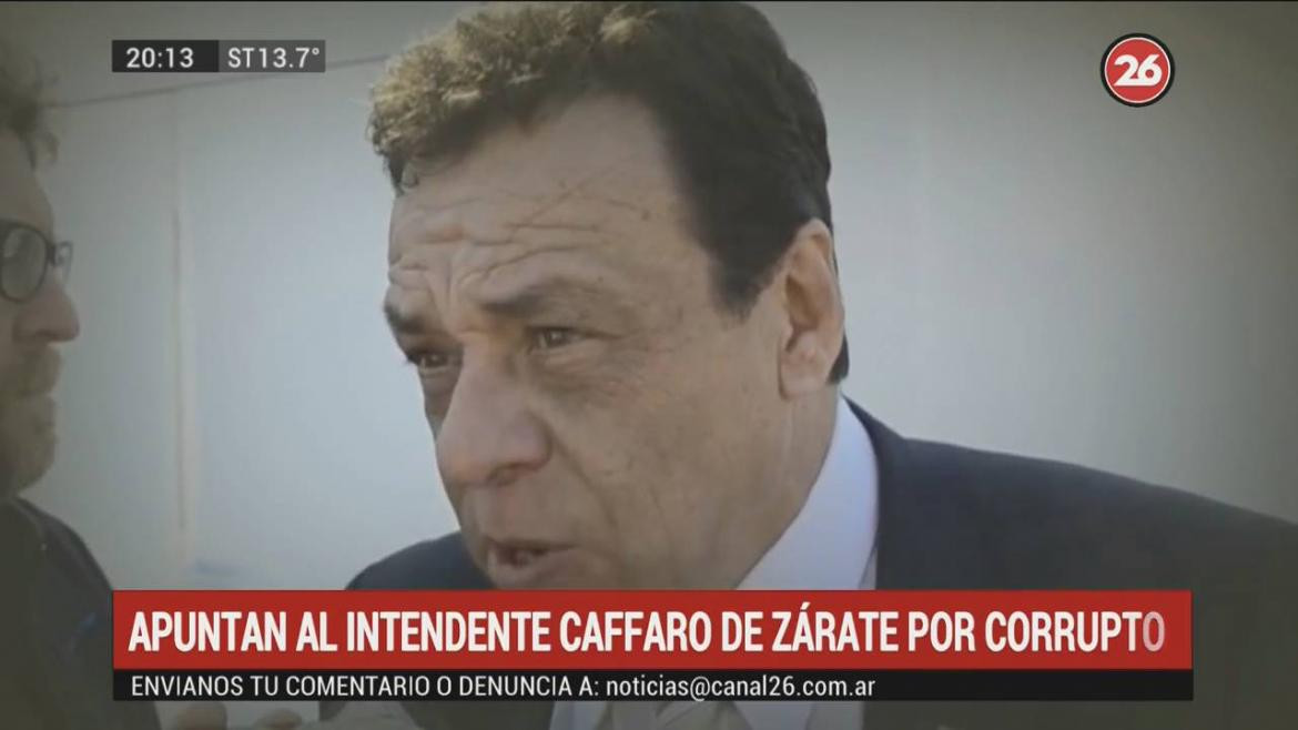 Osvaldo Cáffaro, intendente de Zárate