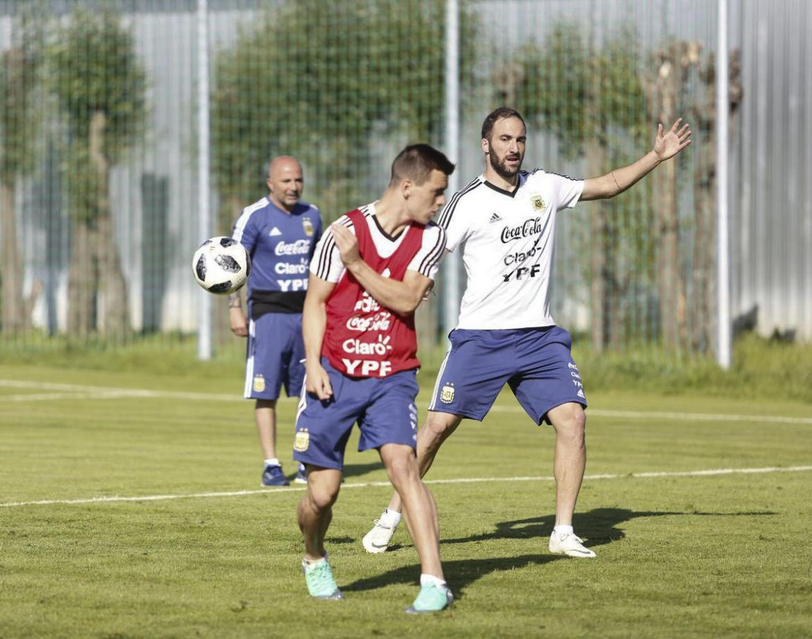 Mundial Rusia 2018, Entrenamiento de la Selección Argentina, NA