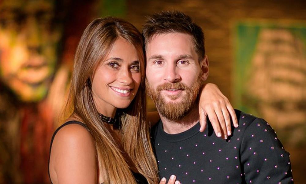 Antonela Roccuzzo y Lionel Messi