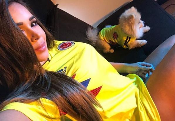 Carito Chaparro, diosa colombiana del Mundial