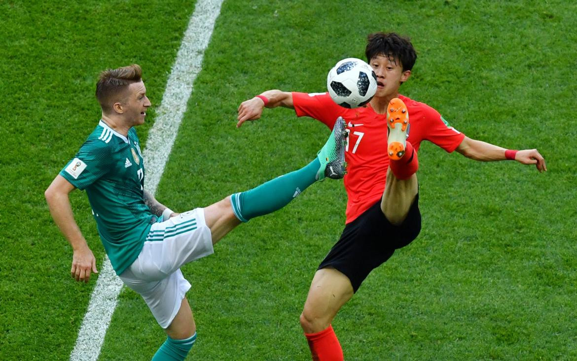 Alemania vs. Corea - Mundial Rusia 2018 (Reuters)