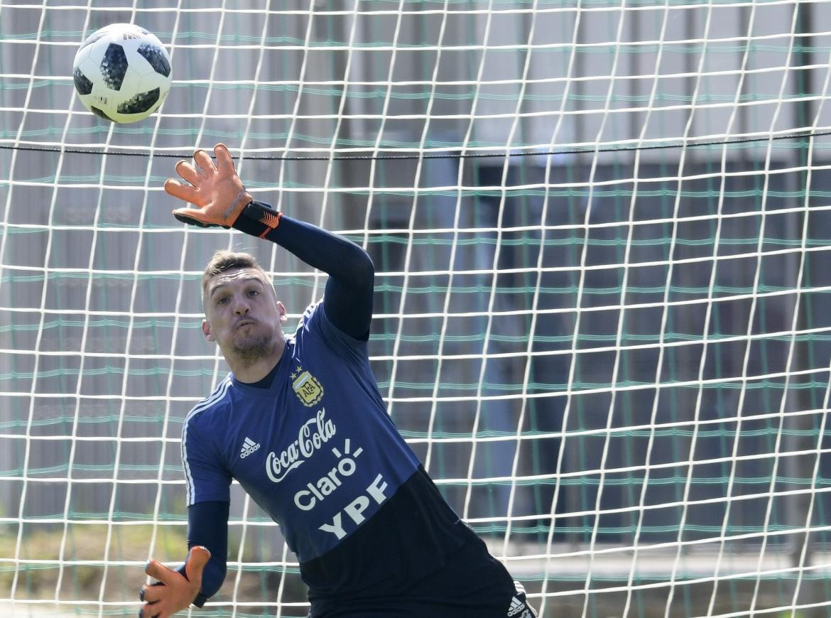 Franco Armani, arquero Selección Argentina, Mundial Rusia 2018, NA