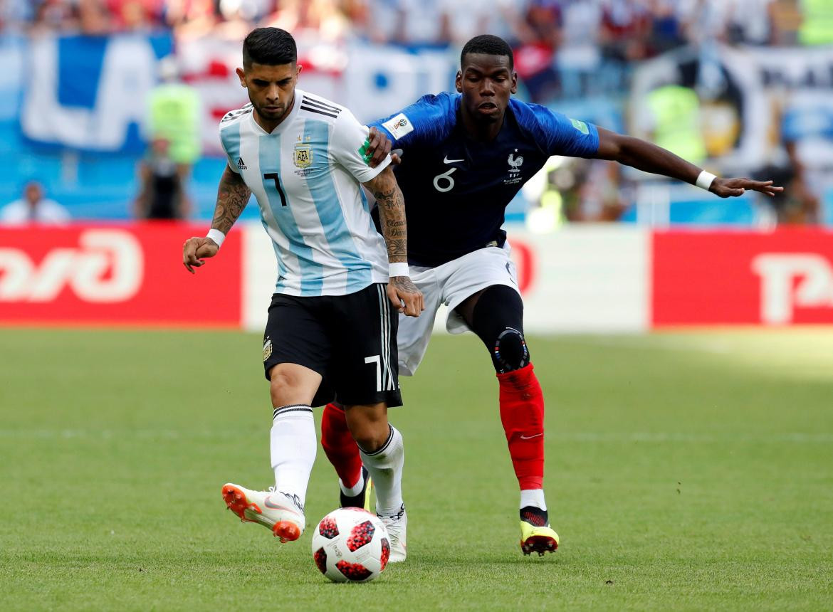 Banega, Mundial Rusia 2018, Francia vs. Argentina, Reuters