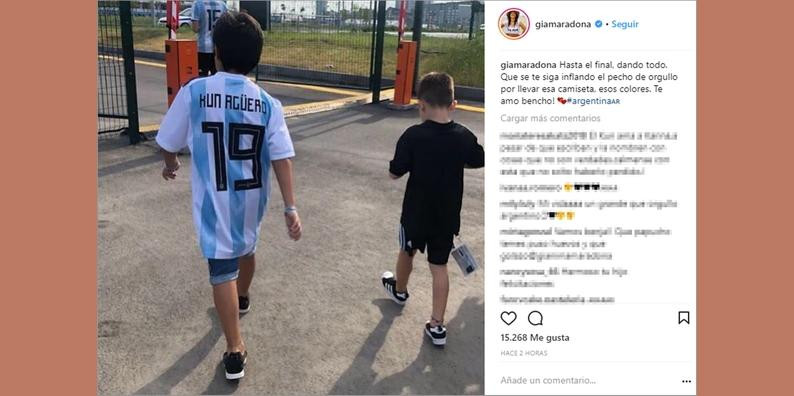 Misterioso mensaje de Gianinna Maradona - Instagram