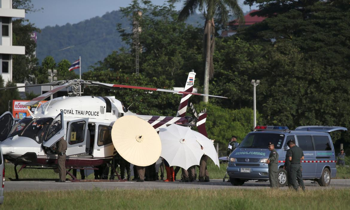 Rescate de niños en cueva de Tailandia (Reuters)