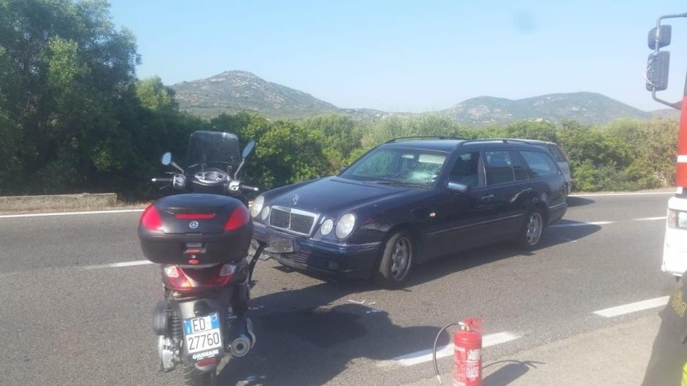 Accidente de moto de George Clooney