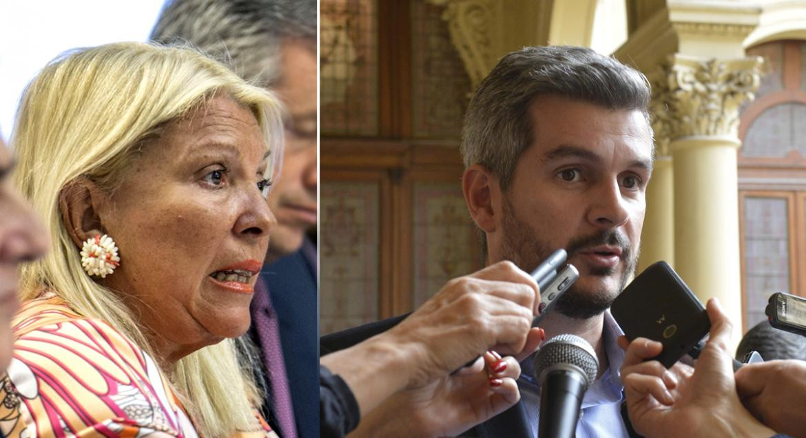 Elisa Carrió y Marcos Peña (NA)