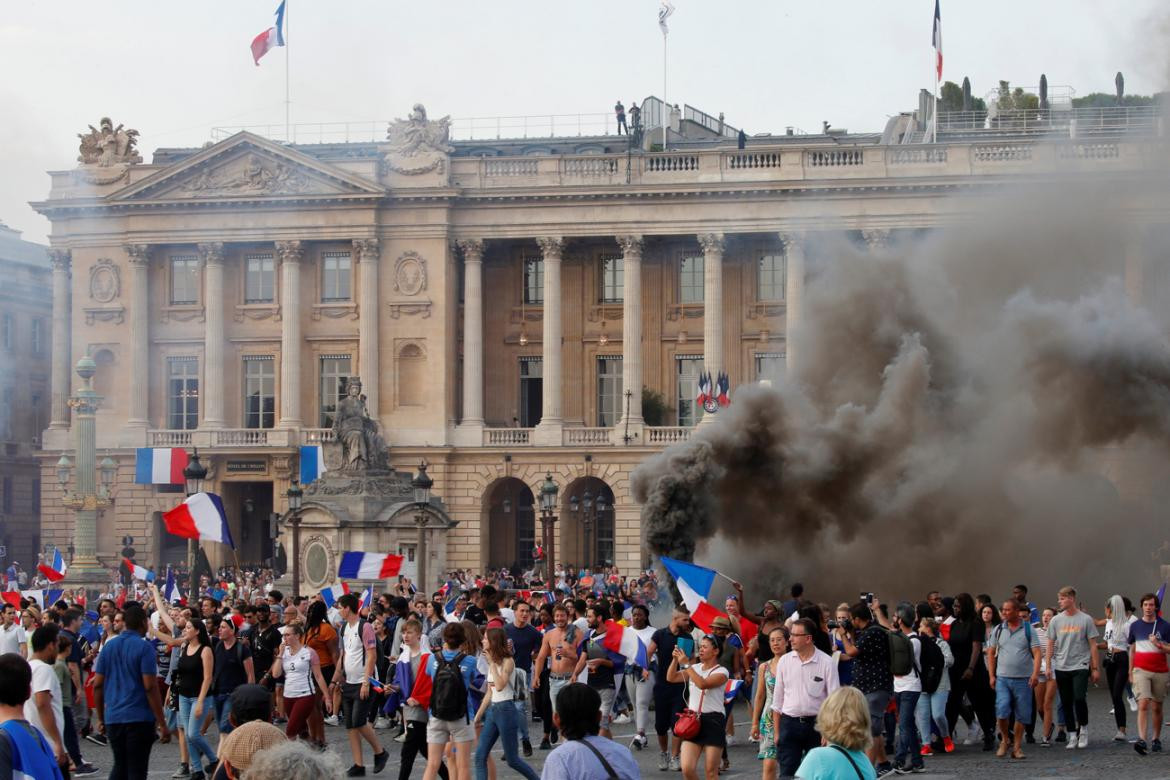 Francia campeón del Mundial Rusia 2018: violentos incidentes en París (Reuters)