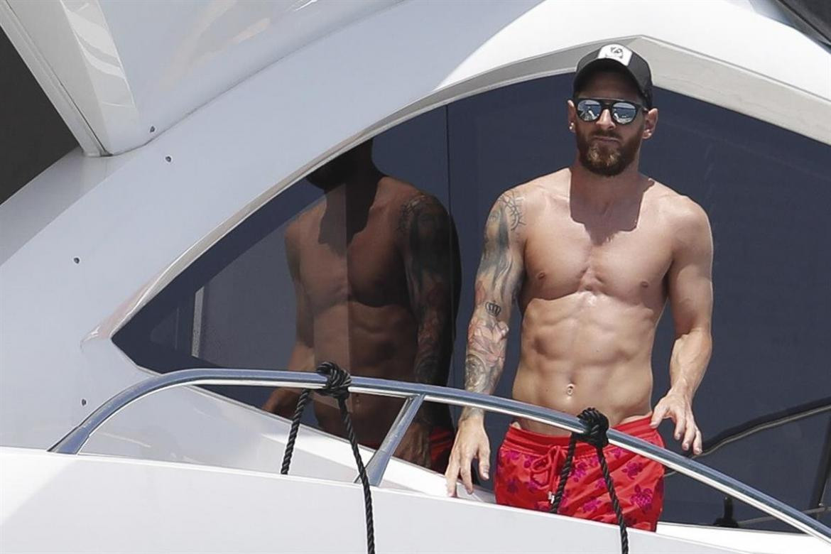 Vacaciones de Messi en Ibiza 