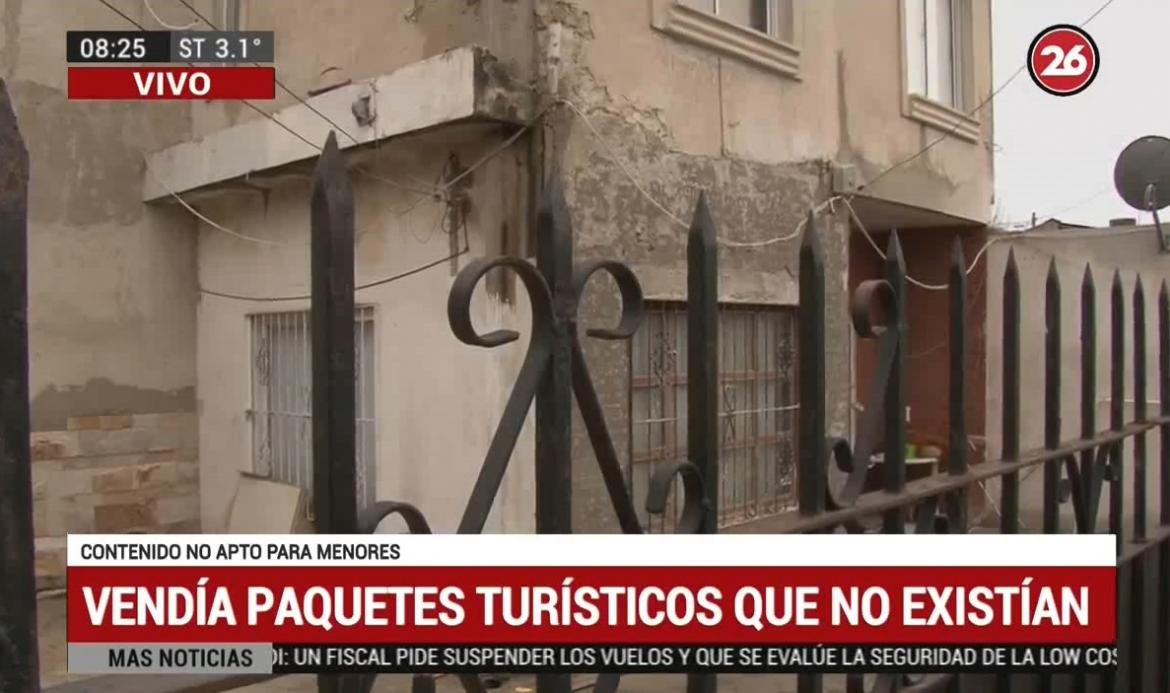 Estafa de joven a más de 2000 personas con paquetes turísticos (Canal 26)