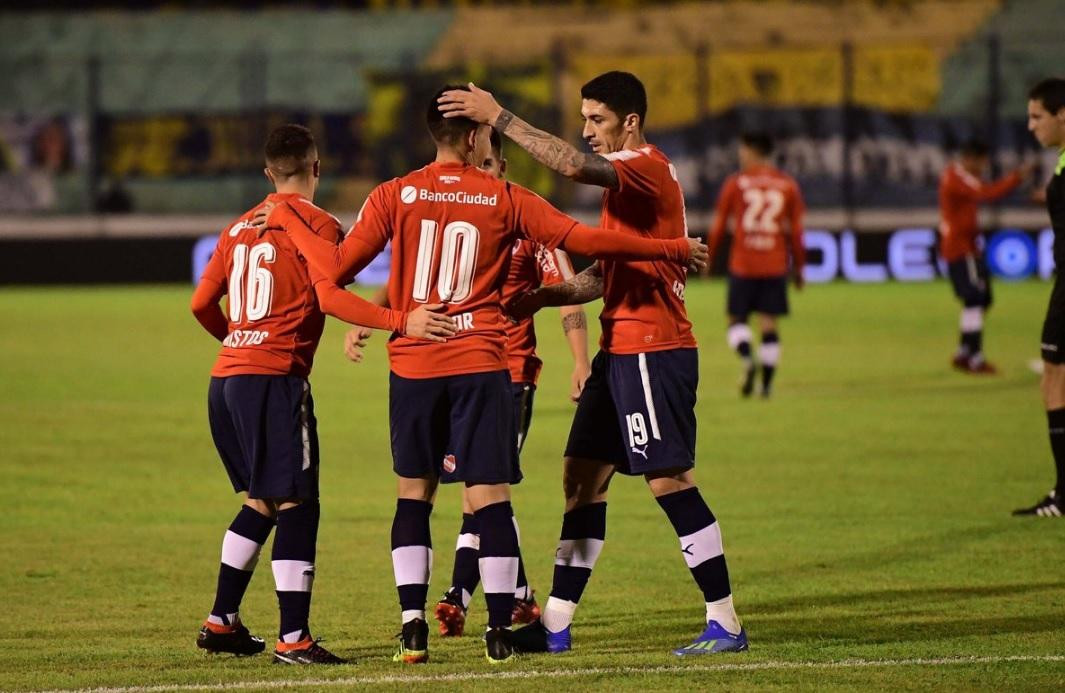 Festejo de Independiente en Copa Argentina