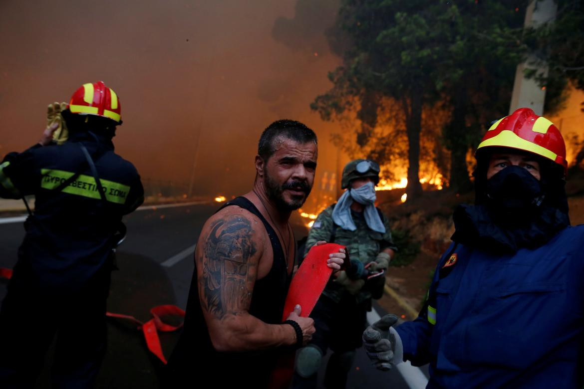 Incendios en Grecia (Reuters)