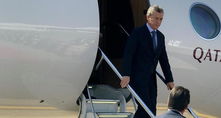 Macri - Viaje a Sudáfrica