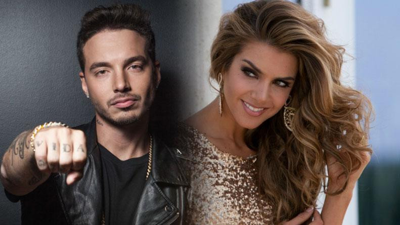 J Balvin y Valentina Ferrer