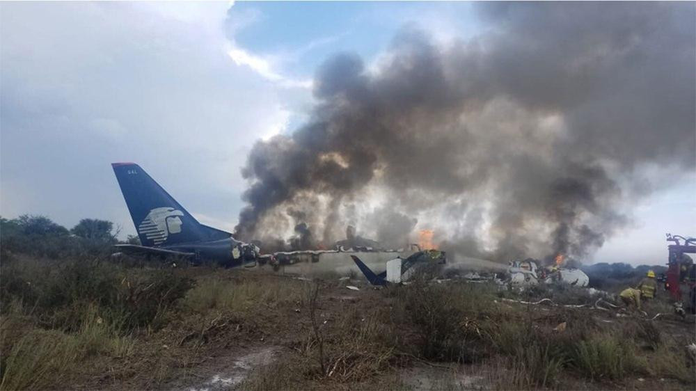 Accidente aéreo en aeropuerto de Durango - México