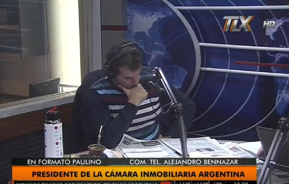 Alejandro Bennazar, Presidente de la Cámara Inmobiliaria Argentina - Radio Latina