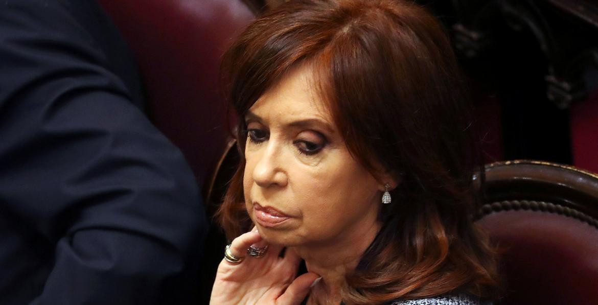 Cristina Kirchner en el Senado (Reuters)	