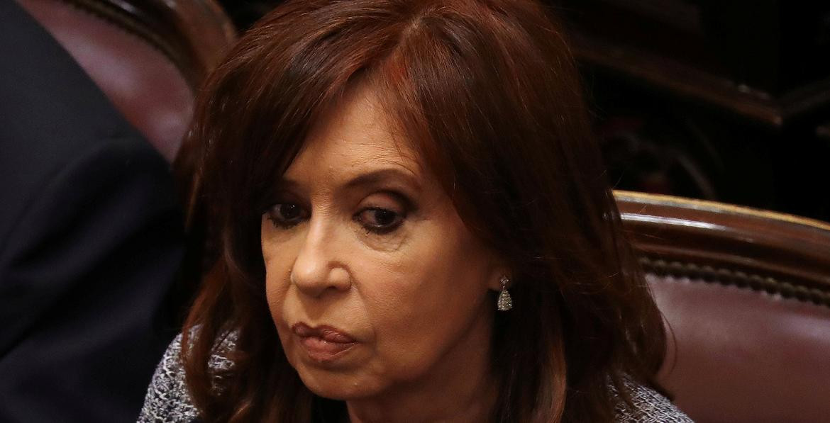 Cristina Kirchner en el Senado (Reuters)