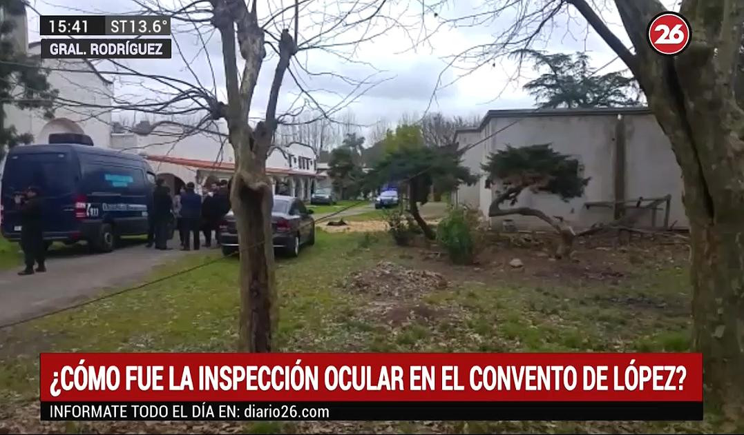 Inspección ocular en Convento - Bolsos de José López - Corrupción K - Canal 26