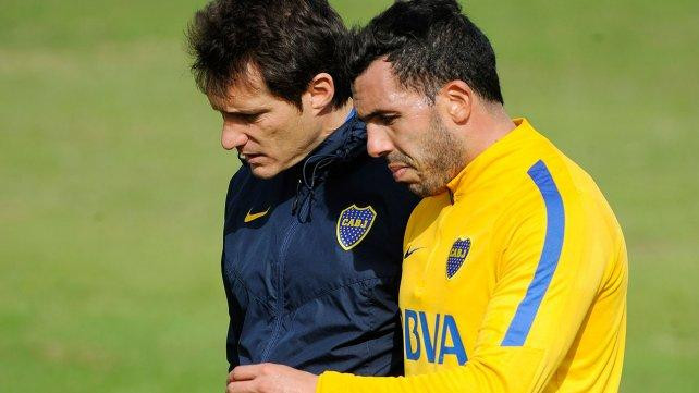 Boca - Guillermo y Tevez