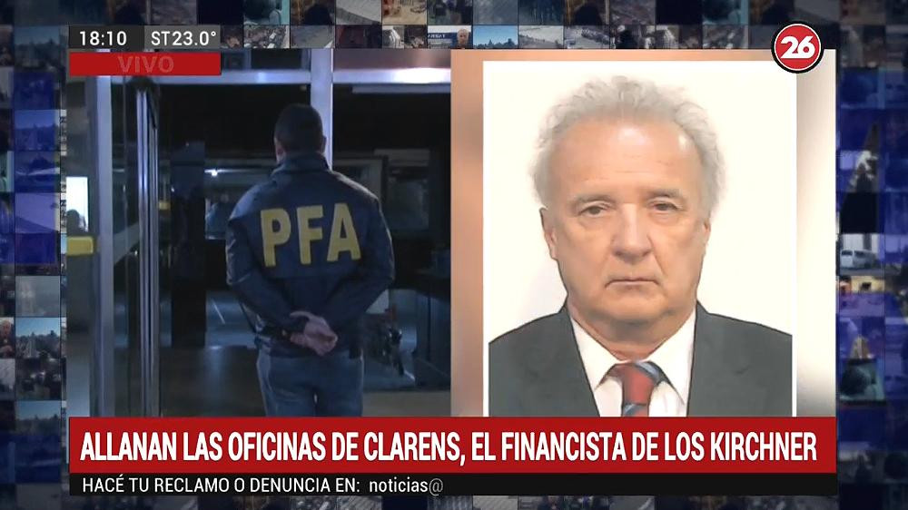 Cuadernos de corrupción K: allanamiento en Inverness, la financiera de Ernesto Clarens